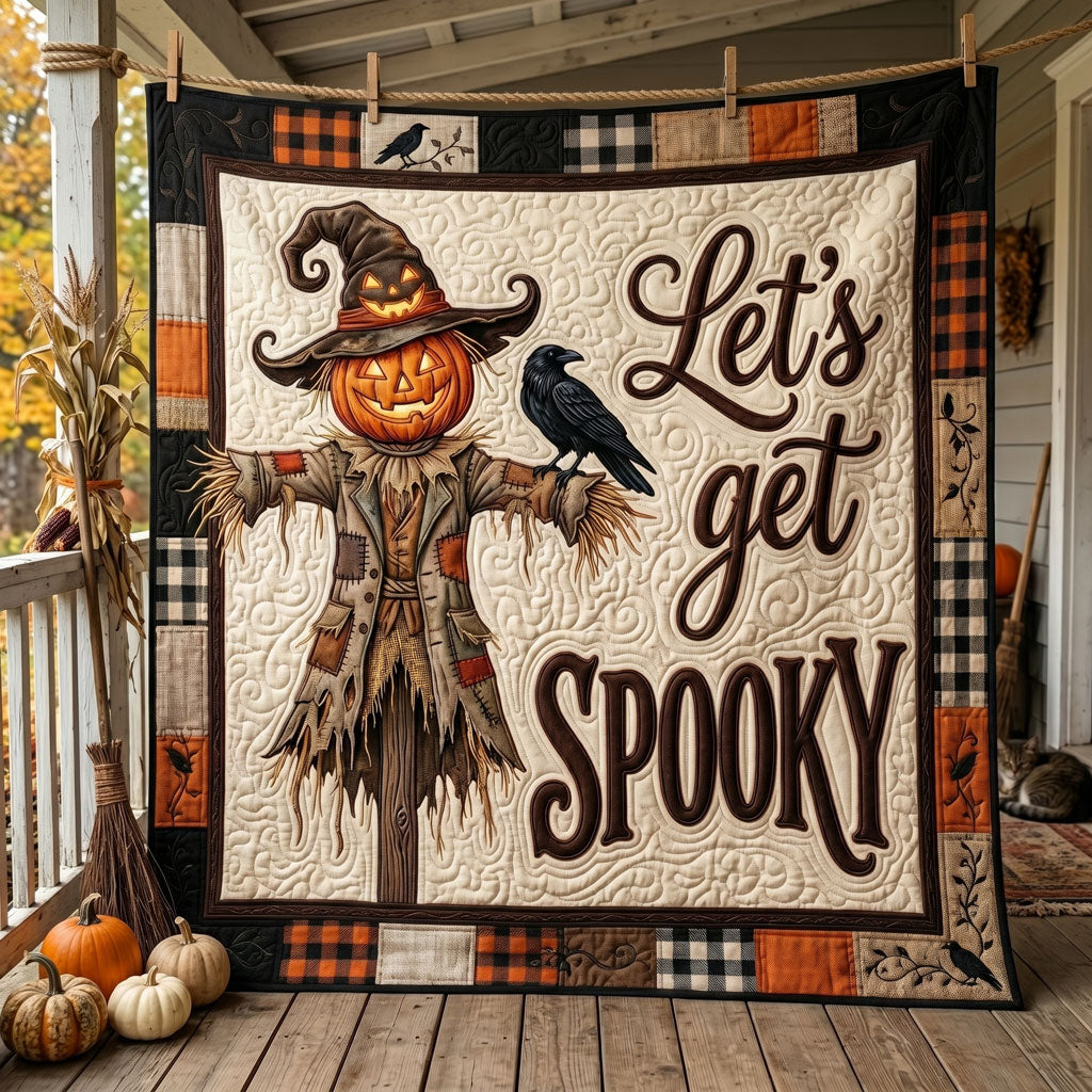 Let’s Get Spooky Scarecrow WN1105011CL Quilt