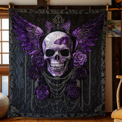 Dark Rose Skull WN1103089CL Quilt