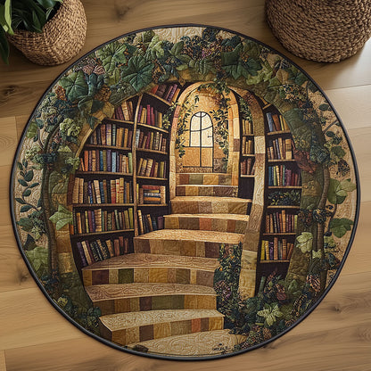 Library WJ1205026CL Quilted Round Mat