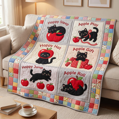 Happy Black Cat XR1704009CL Quilt