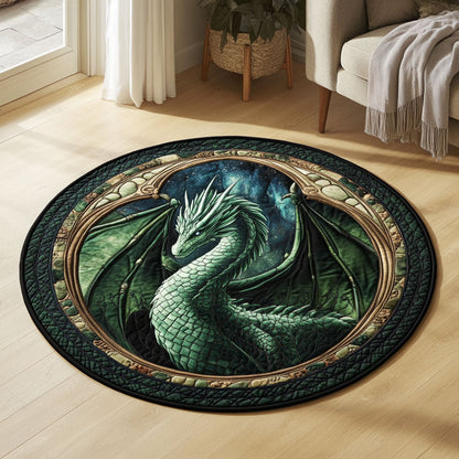 Ancient Dragon CW1301125CL Quilted Round Mat