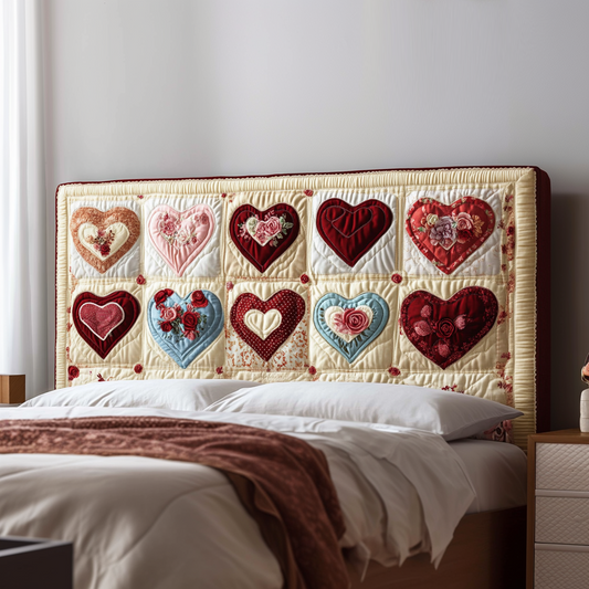 Heart Of Love QA1301008CL Quilted Headboard Slipcover