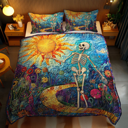 Boho Spirit Skeleton WN1003075CL Duvet Cover Set