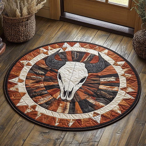 Tribal Wildhorn Legend CP2306035CL Quilted Round Mat