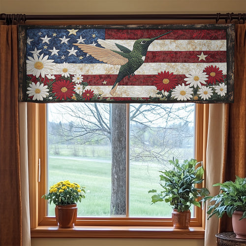 Hummingbird Grace WN1306034CL Quilted Valance