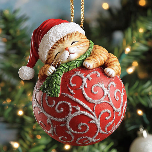 Bauble Cat CP0612028CL Christmas Ornament