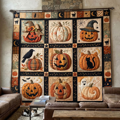 Vintage Pumpkin Patch WN0705029CL Quilt