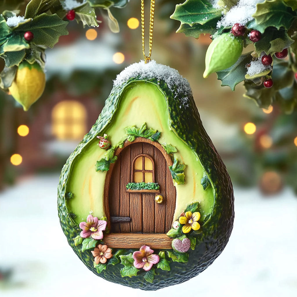 Avocado Cozy Home WN0912002CL Christmas Ornament