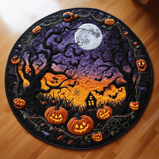 Enchanted Halloween WN2904073CL Quilted Round Mat