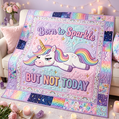Born To Sparkle But Not Today XR1505009CL Quilt