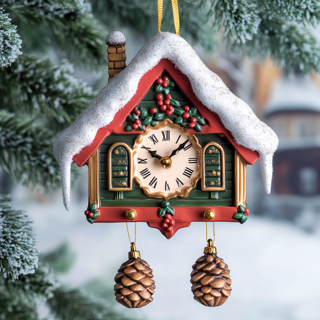 Winter Clock CP2411063CL Christmas Ornament
