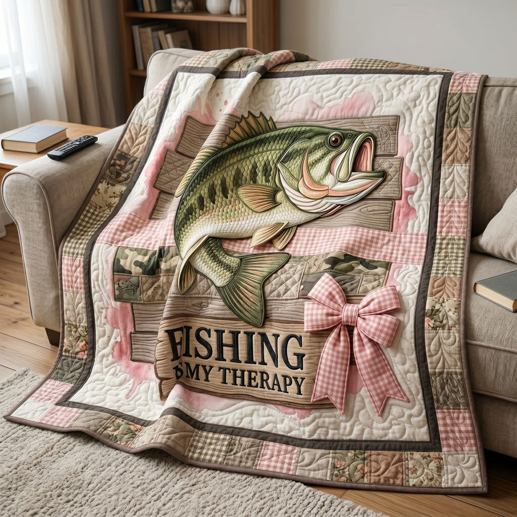 Bass Fishing Relaxation WN0505004CL Quilt