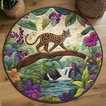 Spotted Cat WJ2705041CL Quilted Round Mat