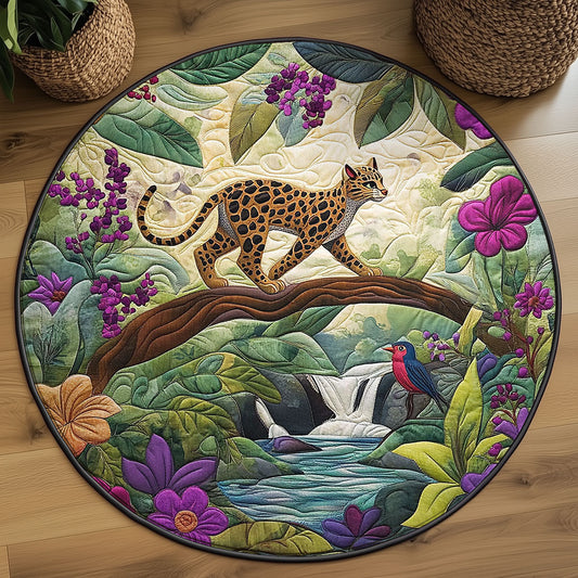 Spotted Cat WJ2705041CL Quilted Round Mat