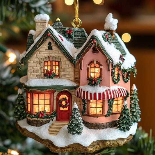 Winter House Charm CW2611064CL Christmas Ornament