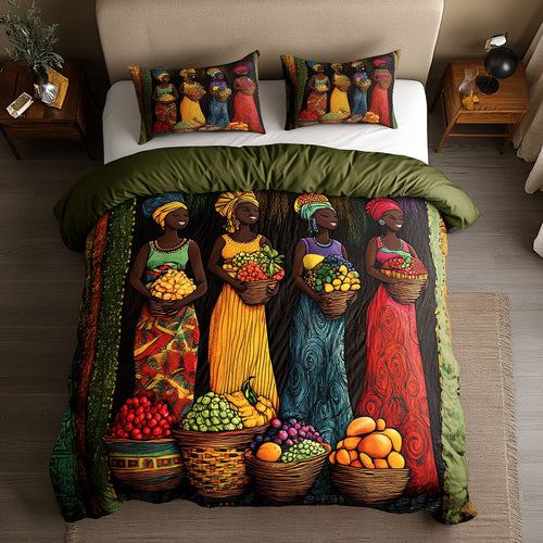 African Women Tradition WN0701029CL Duvet Cover Set