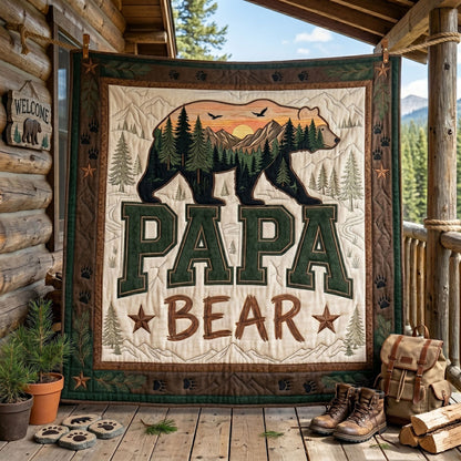Papa Bear Mountain Sunset WN1006013CL Quilt