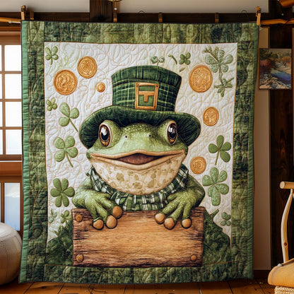 Leprechaun Frog WN0402056CL Quilt