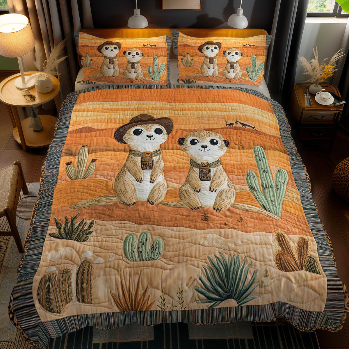 Sunset Meerkat WN0803119CL Duvet Cover Set