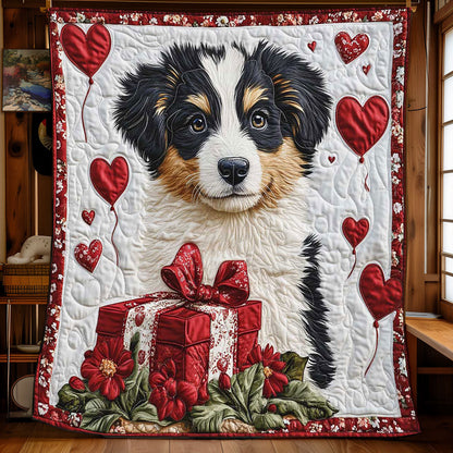 Loveable Bernese Valentine WP0801056CL Quilt