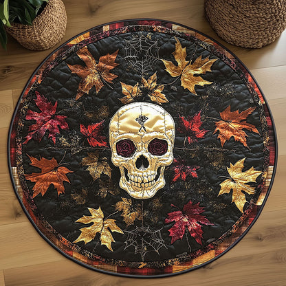 Shadow Skull WN2208107CL Quilted Round Mat