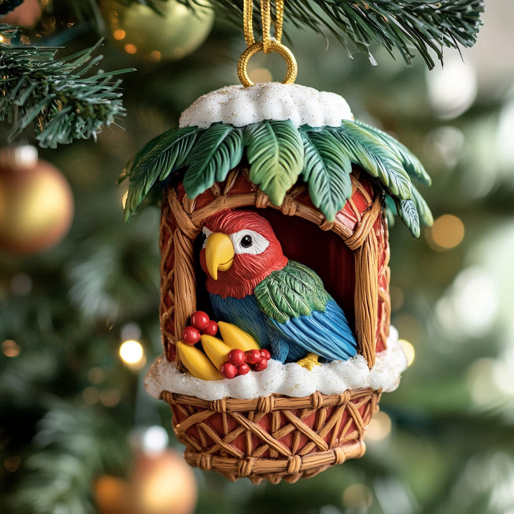 Tropical Parrot CP0612085CL Christmas Ornament