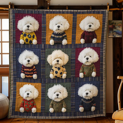 Bichon Style Grid WN2301032CL Quilt