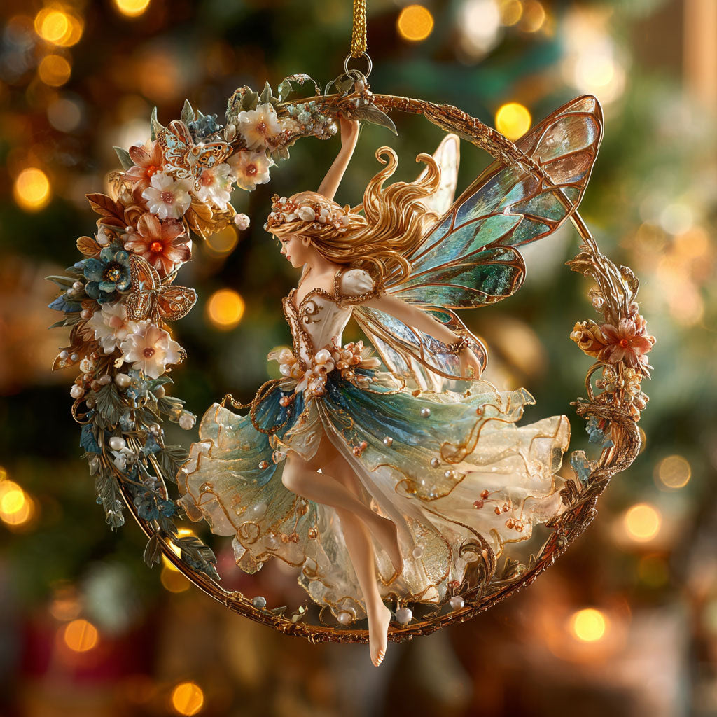 Graceful Fairy CW0412064CL Christmas Ornament