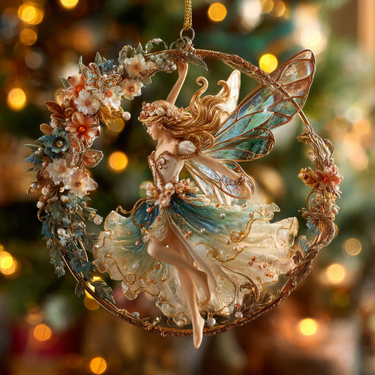 Graceful Fairy CW0412064CL Christmas Ornament