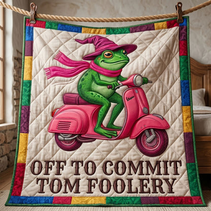 Frog Foolery Ride WN1704010CL Quilt