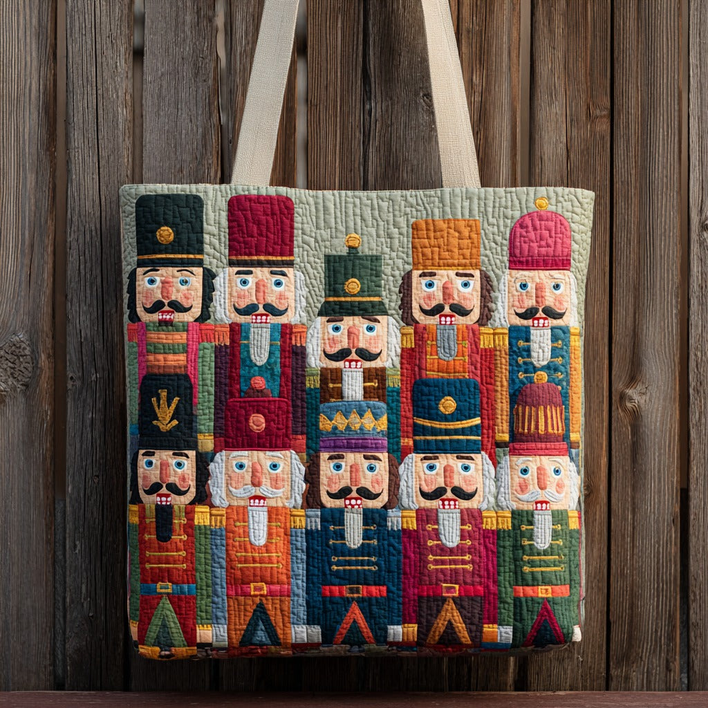 Nutcracker Soldiers XR1811020CL Quilted Tote Bag