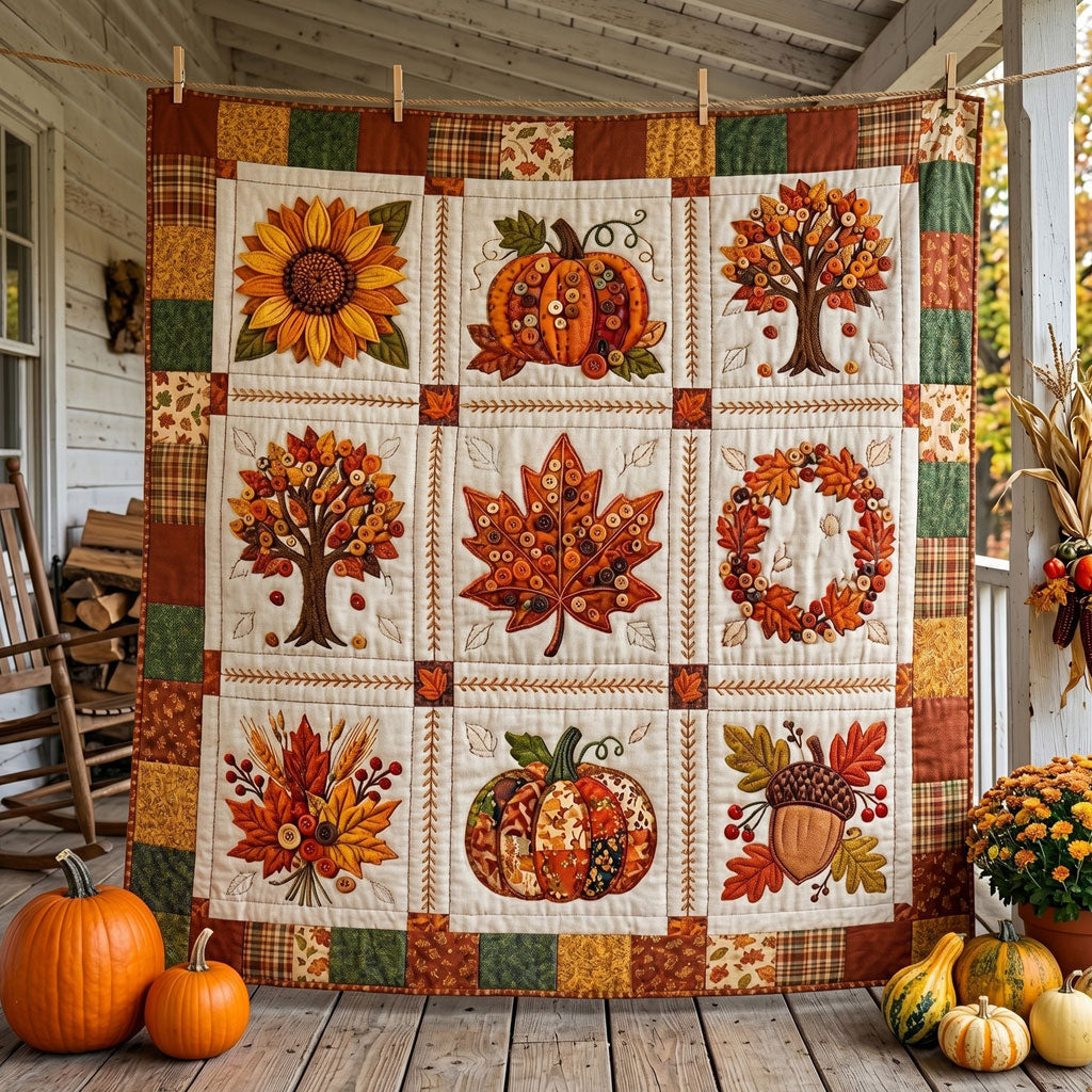 Fall Treasures Sampler WN1906005CL Quilt