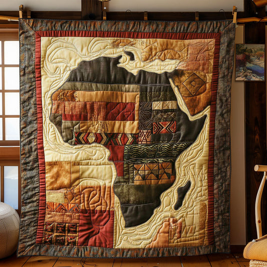 Tribal African Patchwork WN0403046CL Quilt