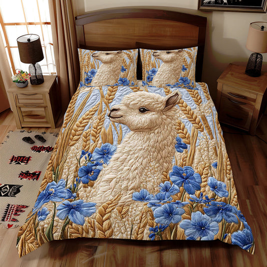 Alpaca Wheat Field WP2001018CL Duvet Cover Set