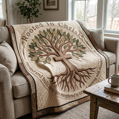 Rooted In Christ Tree Of Faith WN2804017CL Quilt