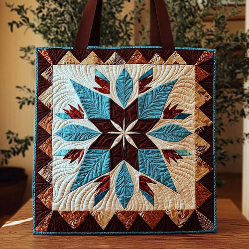 Native American Pattern QA2711053CL Quilted Tote Bag