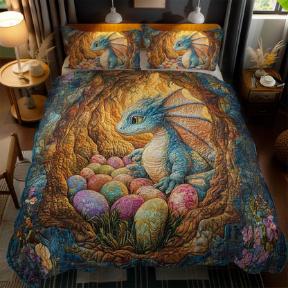 Easter Dragon Hatchling WN1701106CL Duvet Cover Set