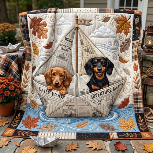 Paper Boat Puppy Adventure WN0406009CL Quilt