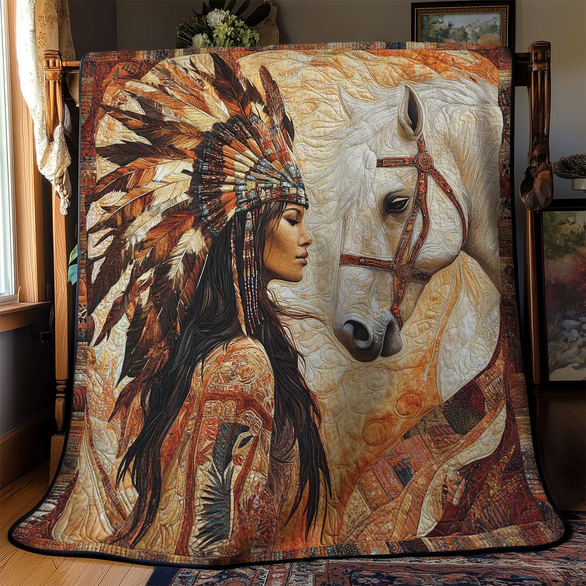 Sacred Horse WN0402003CL Quilt