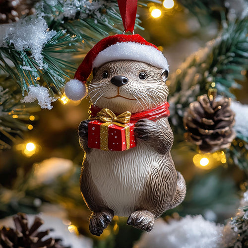 Cozy Otter WN2510006CL Christmas Ornament