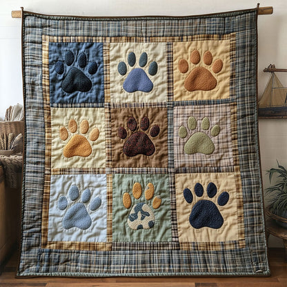 Dog Paw Heartprint WN1201014CL Quilt