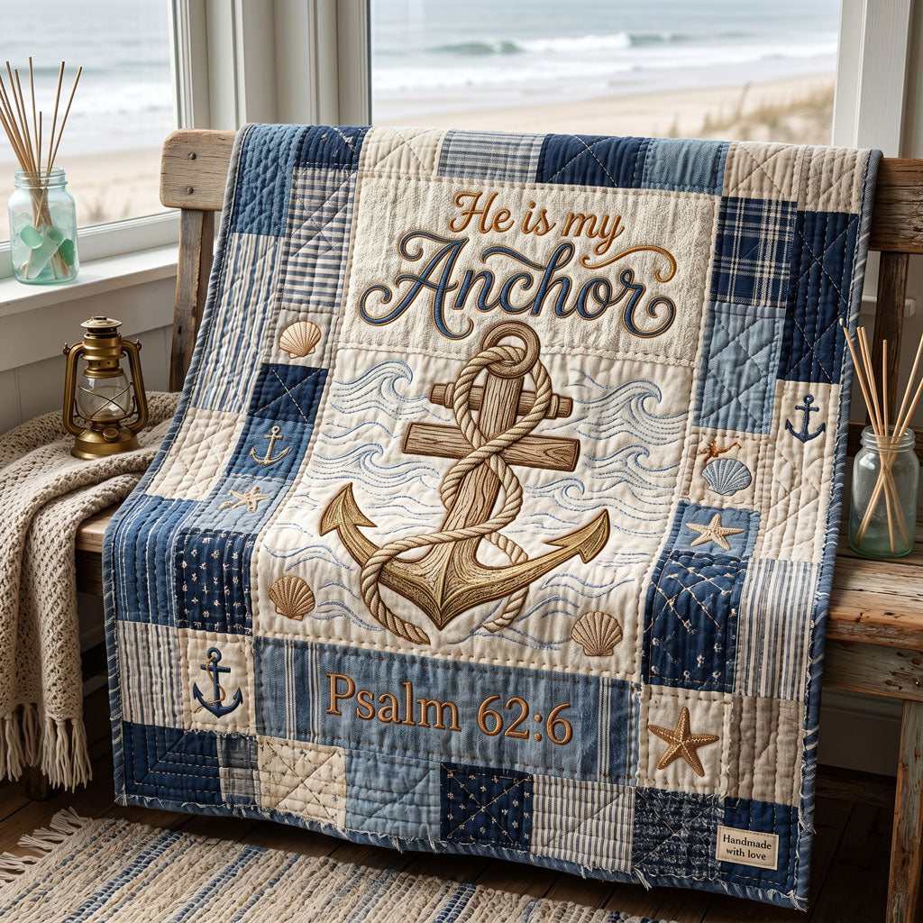 Coastal Faith Anchor WN2804004CL Quilt