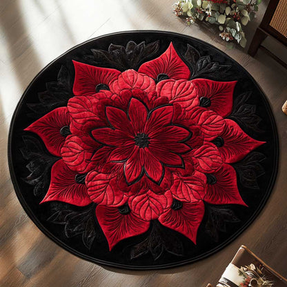 Velvet Flower WN2904104CL Quilted Round Mat