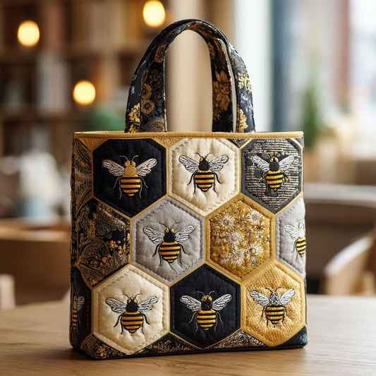 Sweet Bee CW2509021CL Quilted Tote Bag