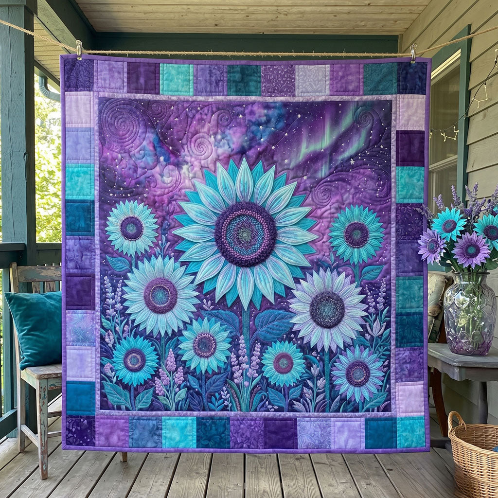 Aurora Bloom Sunflowers WN0306001CL Quilt