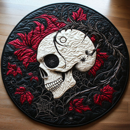 Phantom Skull WN2208094CL Quilted Round Mat