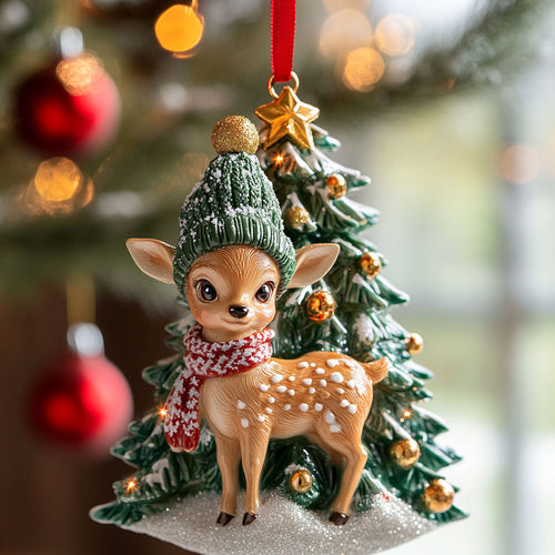 Christmas Deer Joy CW1410040CL Christmas Ornament