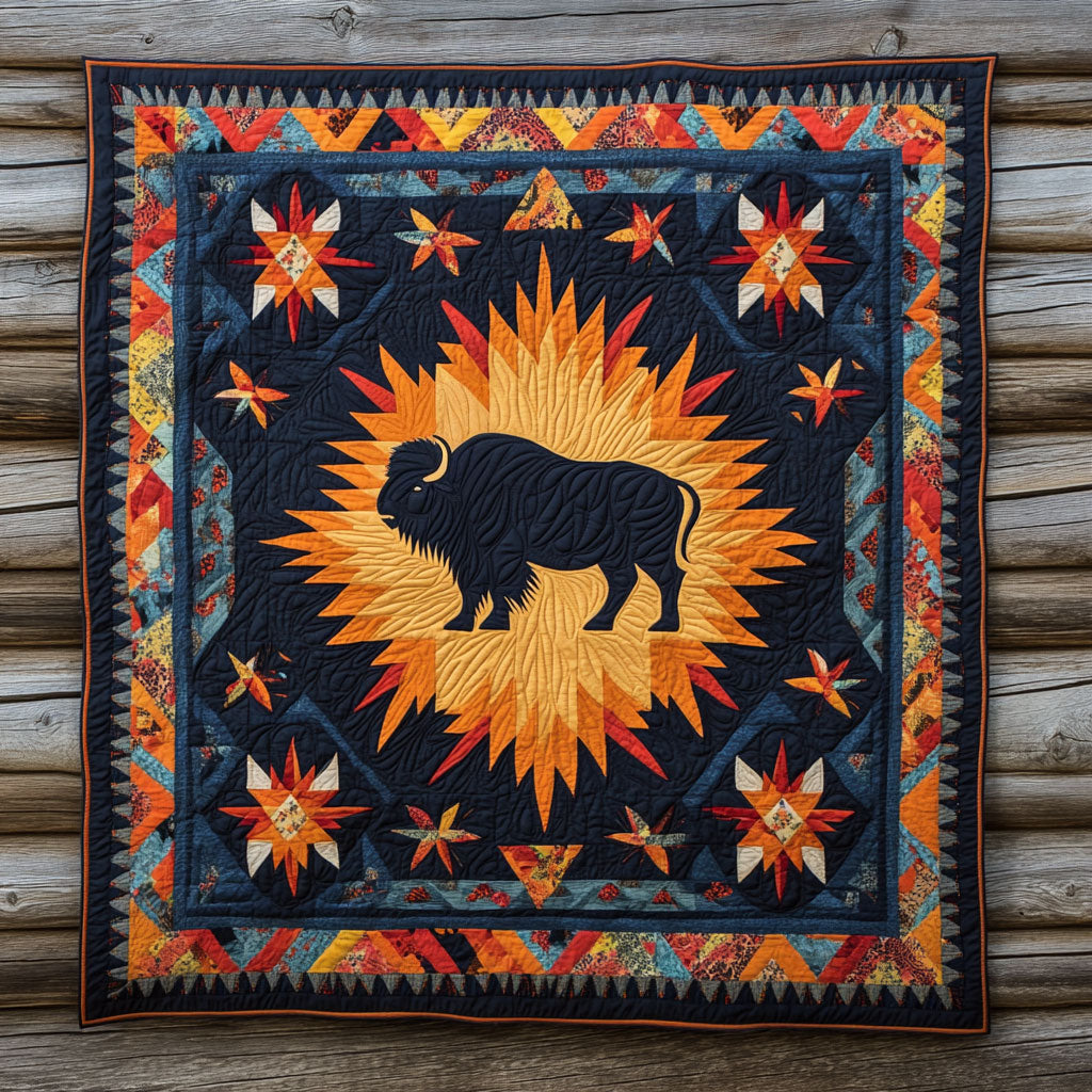 Rustic Crown Bison WN0901066CL Quilt