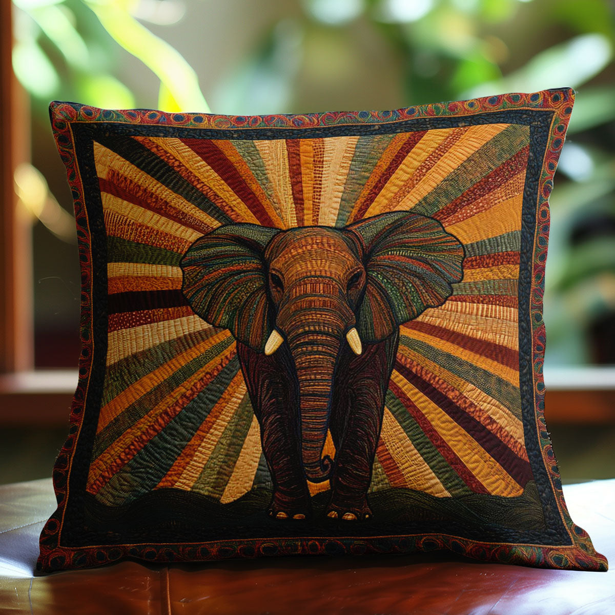 Celestial Elephant WN1002096CL Quilt Pillow Case