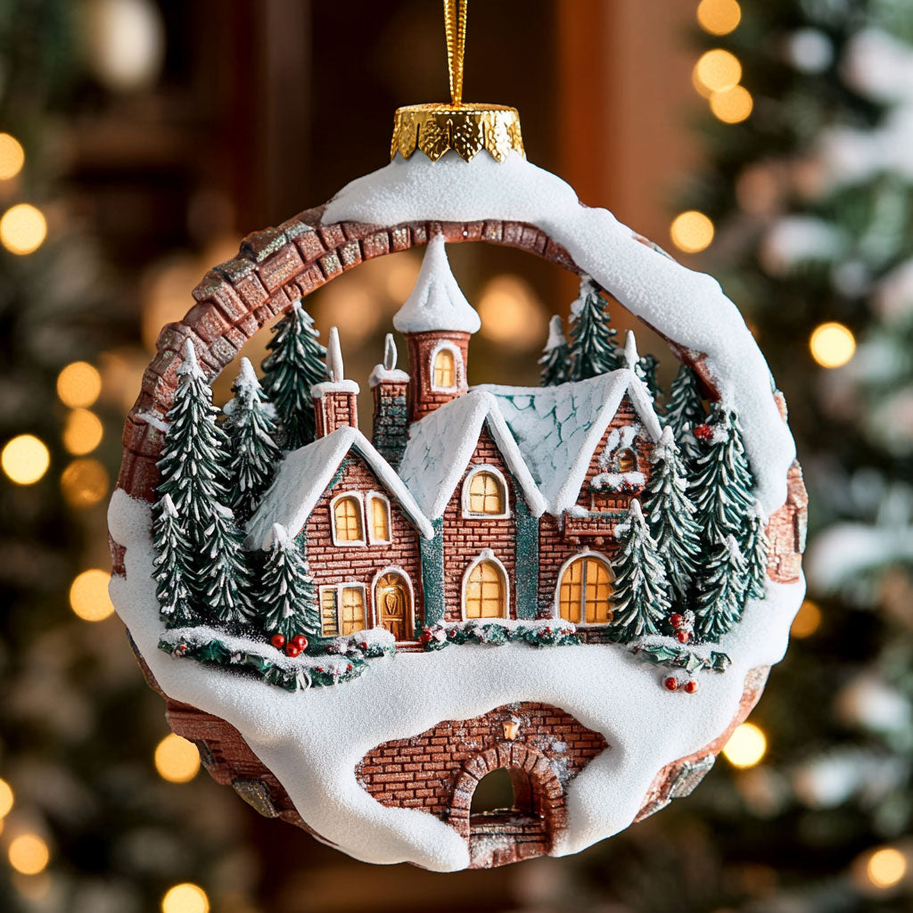 Holiday Winter Village CW1012037CL Christmas Ornament